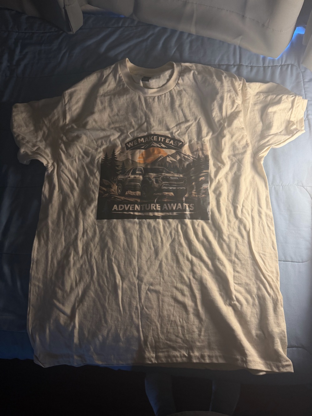 Overland Toyota Tacoma PROMO Cream Shirt